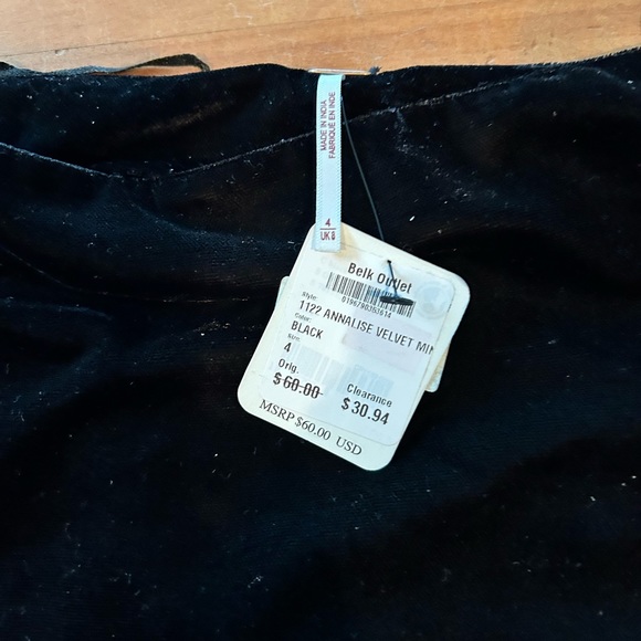 FreePeople Annalise velvet mini skirt - Picture 8 of 9